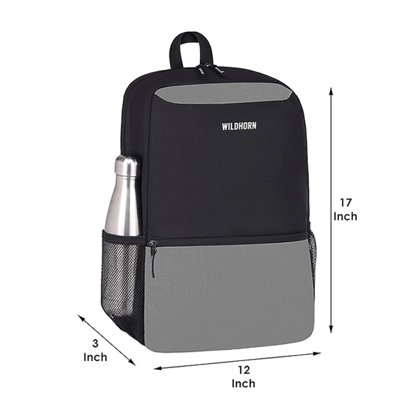 WILDHORN Brussels Laptop Backpack for Corporate (Light Grey)-4