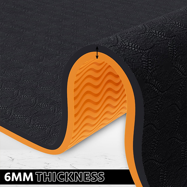 Lifelong LLYM222 Dual Color Yoga Mat for Women & Men EVA Material 6mm-3