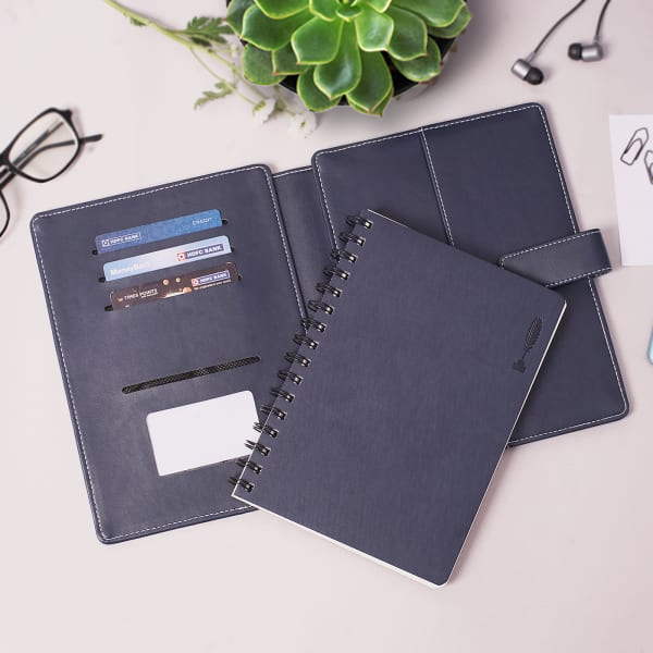 Smart Notebook with Stationery Organizer – Personalized with Name and Logo-3