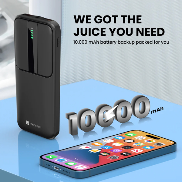 Portronics Power E 10K Power Bank-1