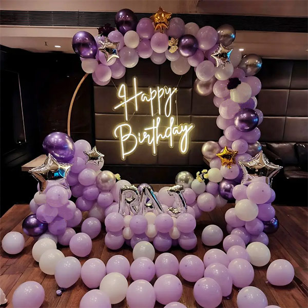 Create Magic with Purple & White Birthday Décor