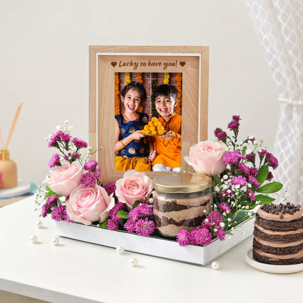 Personalized Brother Sister Love Photo Frame-2
