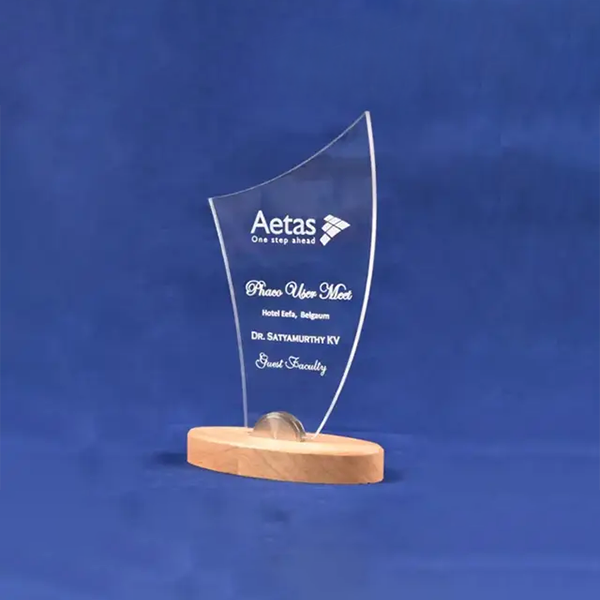 Beam Acrylic Trophy - Spotlight on Achievements with Customizable Awards-1