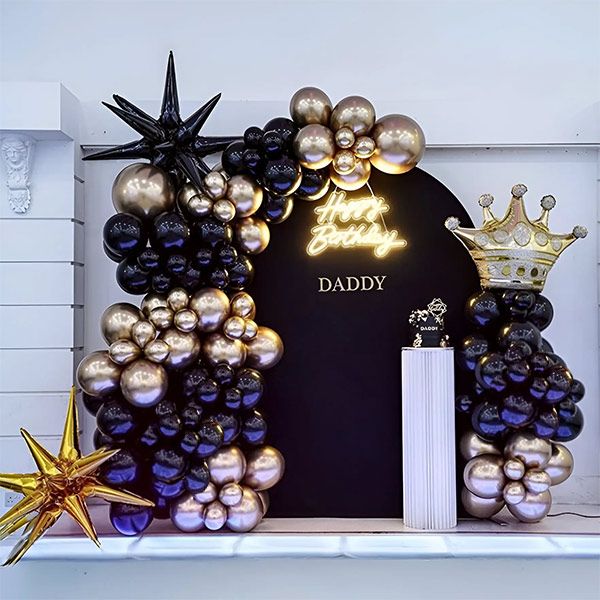 Daddy’s Birthday Balloon Arch