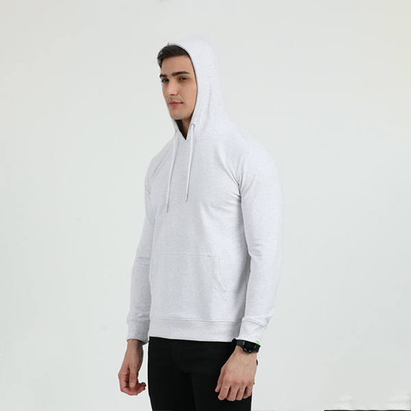 Caslay Hoodie (White Melange)-3