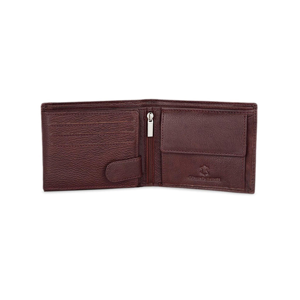 WILDHORN NOGALES Leather Wallet & Belt Gift Set (Royal Maroon)-2