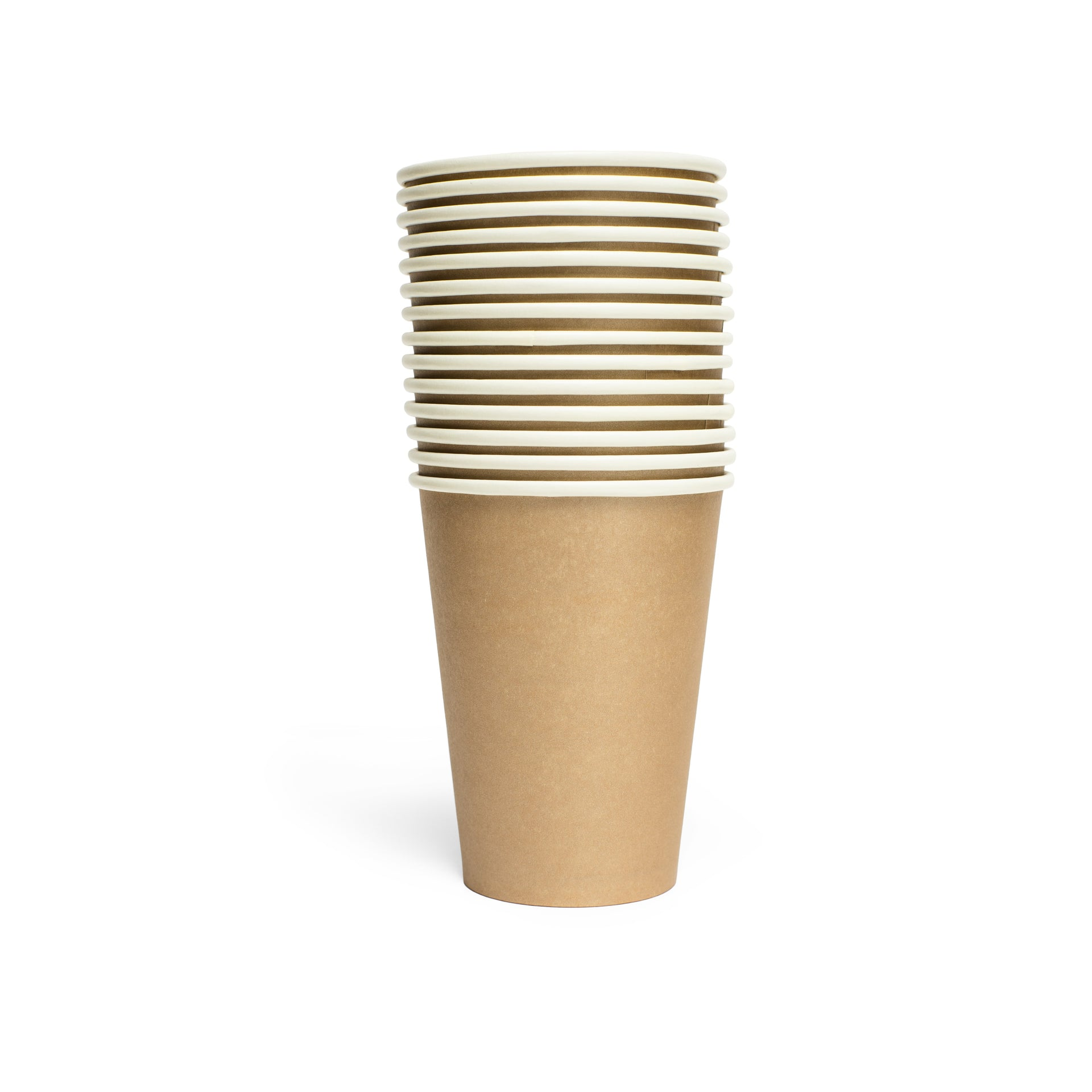 Premium Champagne Gold Paper Cups  250ml- 14 Pc