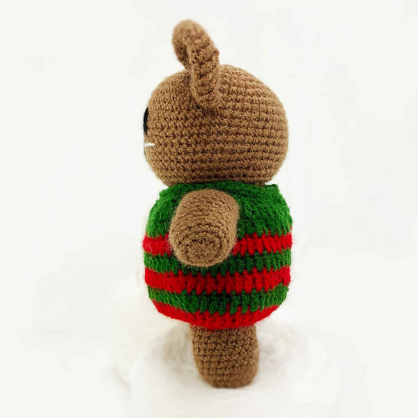 Handcrafted Crochet Cute Teddy Bear Toy-2