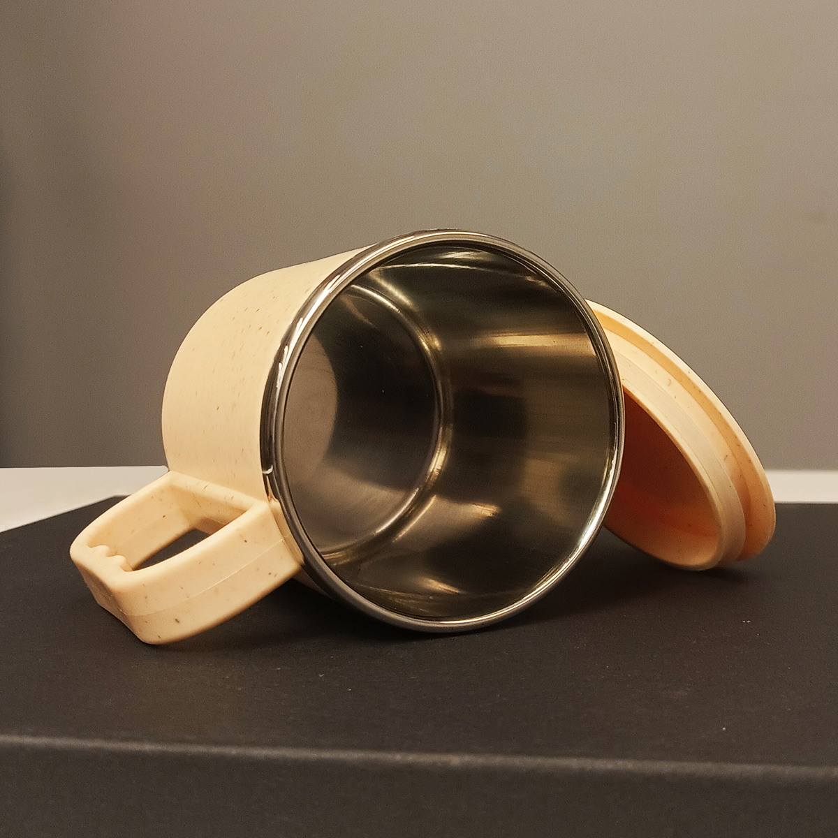 Custom Eco-Friendly Wheat Fiber Coffee Mug-1