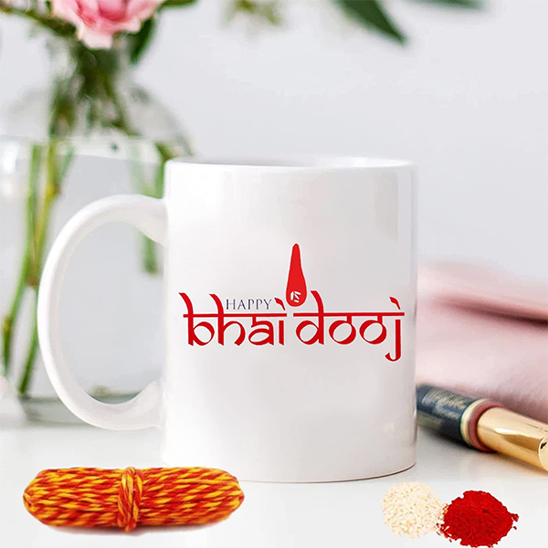 Bhai Dooj Printed Coffee Mug-0