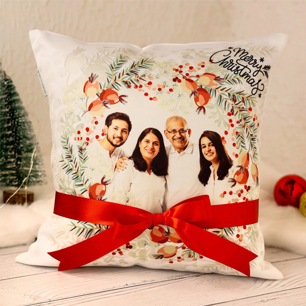 Personalized 'Merry Vibes' Cushion
