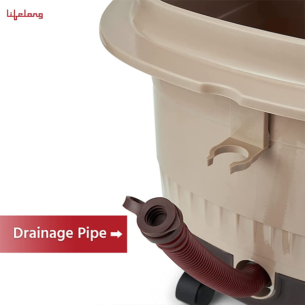 Lifelong LLM306 500W Electric Foot Spa Machine with 8 Manual Rollers, Digital Panel-3