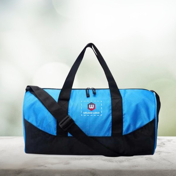 Blue Panama Unisex Gym Bag with Logo Customization-0
