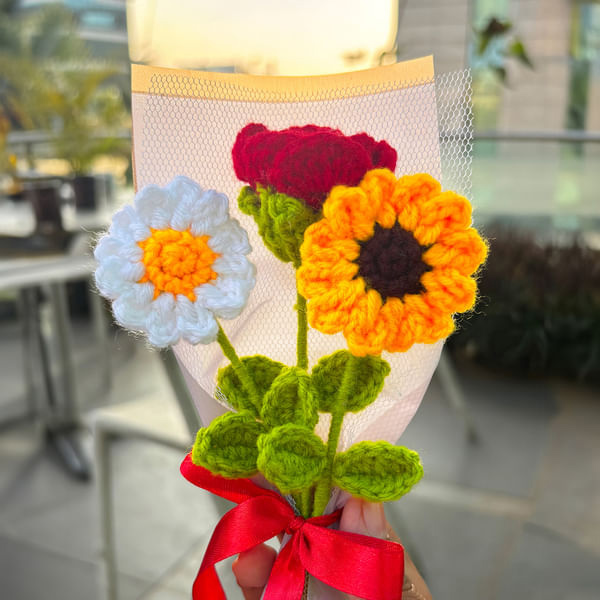 Mix Crochet Flower Bouquet-2