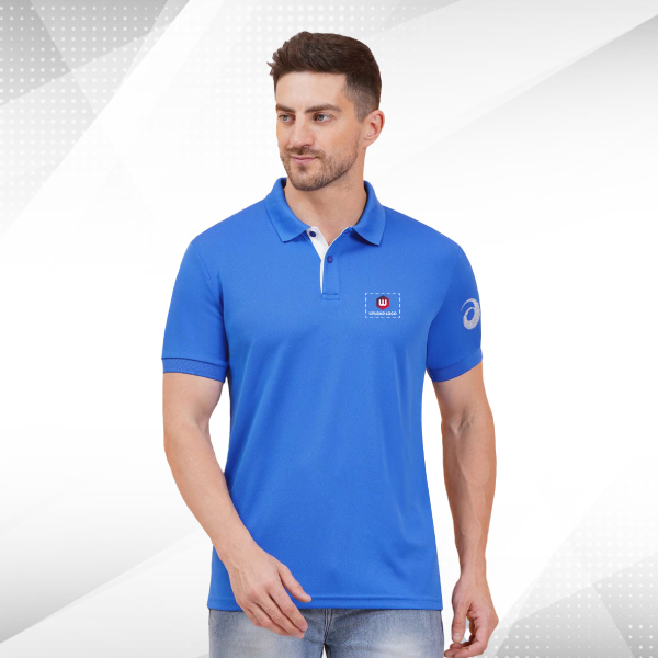 ASICS Premium Polo T-Shirt (Illusion Blue)