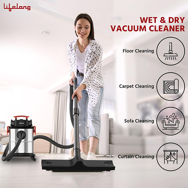 Lifelong LLVC20 Aspire ZX Wet & Dry Vacuum Cleaner, 1200 Watts-1