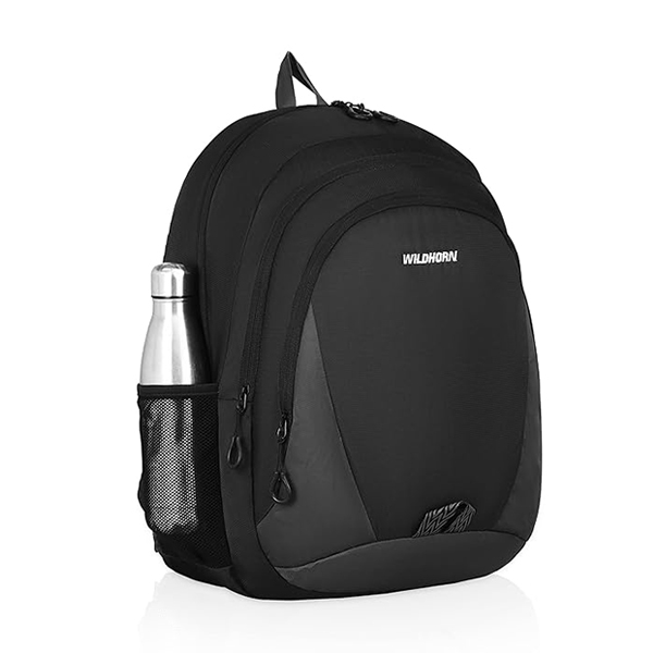 WILDHORN Vienna Laptop Backpack (Black & Grey)-2