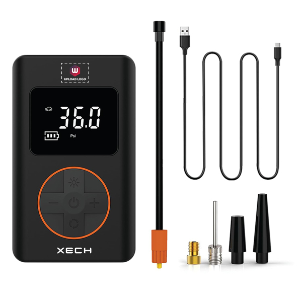 XECH Cordless Tyre inflator, for Cars & Bikes-1