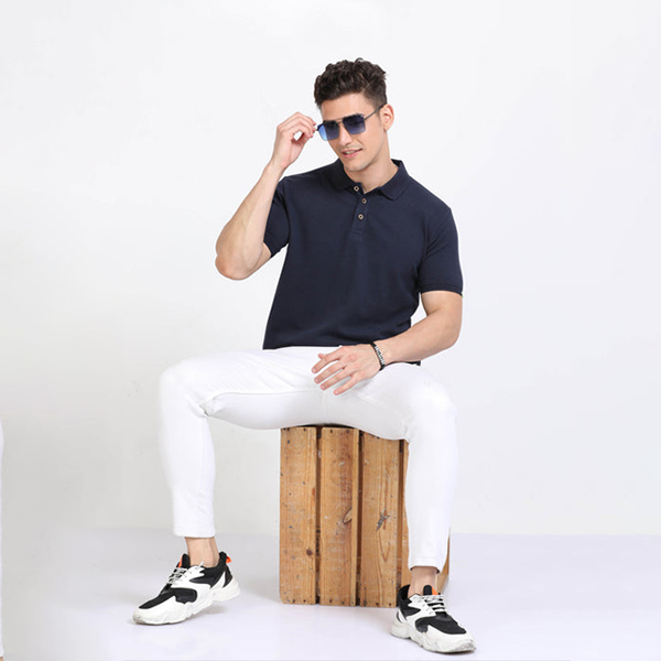 Caslay Polo T-Shirt (Navy Blue)-7