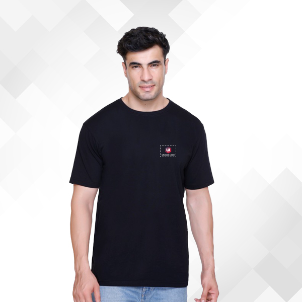 Winbarg Stretch Crew Neck - Black T-Shirt