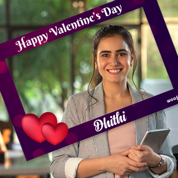 Valentine Selfie with Customize Photo Booth Frame-0