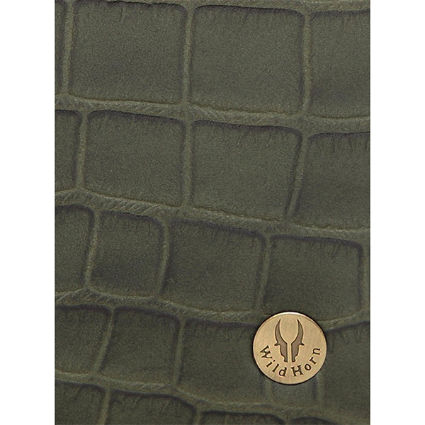 WILDHORN SEYMOUR Leather Wallet & Belt – Premium Gift for Men (Green Croco)-4