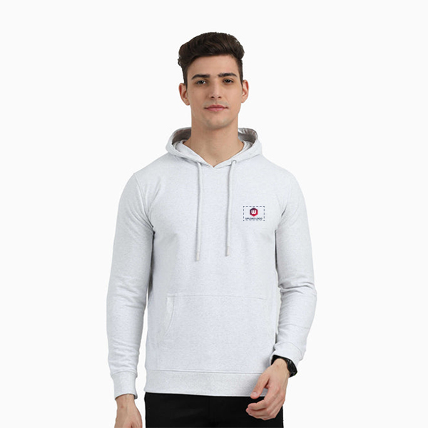 Caslay Hoodie (White Melange)
