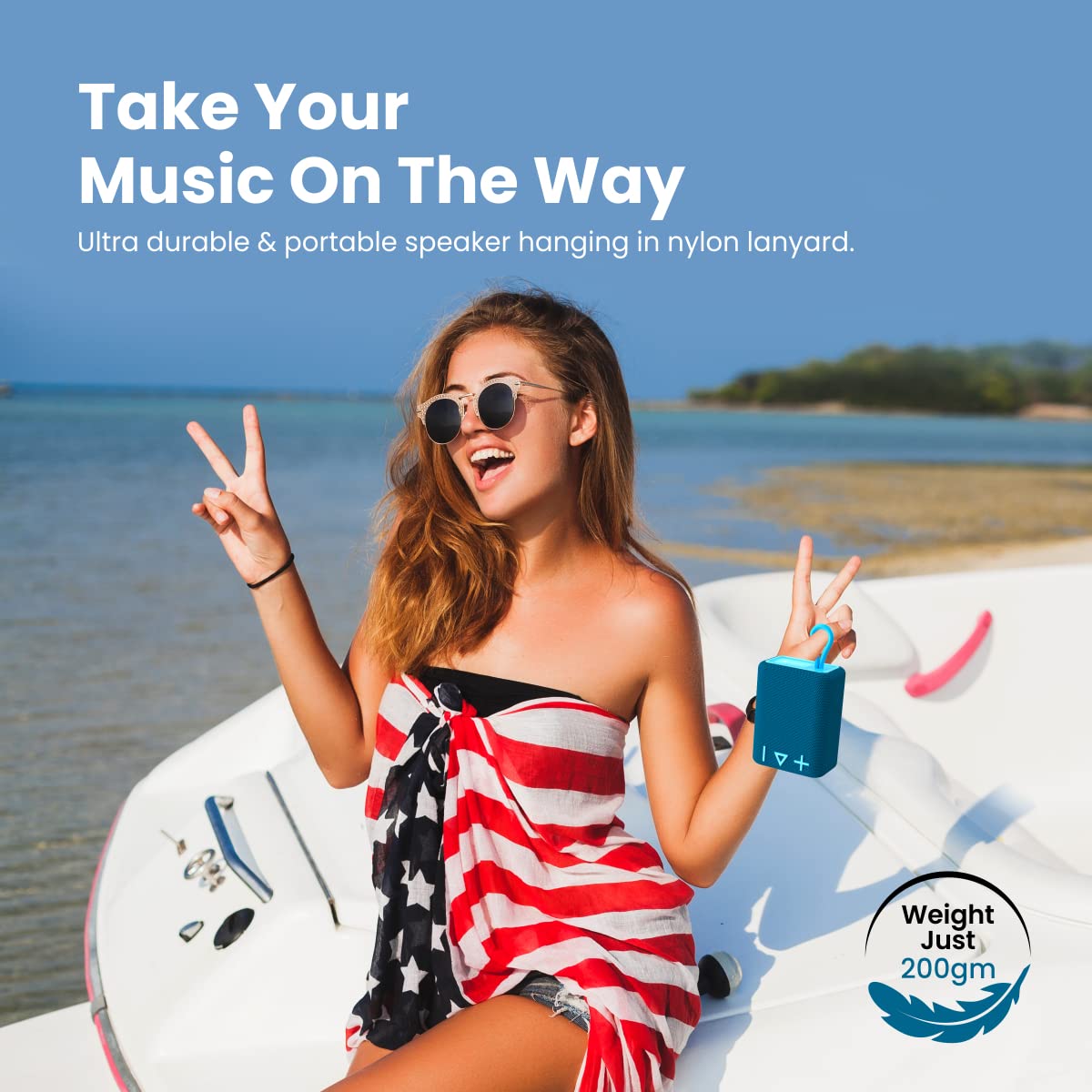 Portronics Breeze 4 Portable 5W Speaker with Mic, 8Hrs Playback (Blue)-8