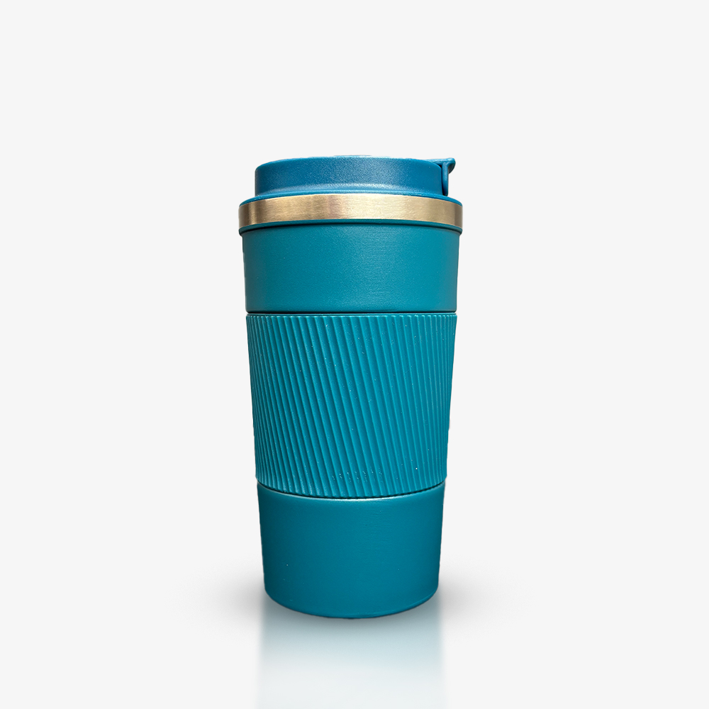 Insulated Travel Coffee Mug with Flip Lid with Custom Logo Branding