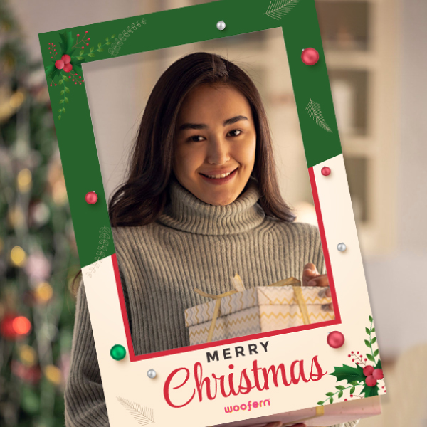 Festive Christmas Photo Booth – Bright & Fun Party Prop-0