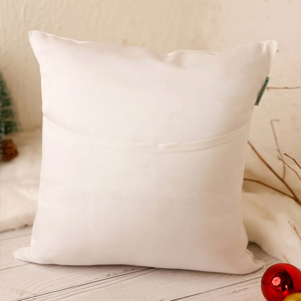 Merry Christmas Cushion with Customizable Name-2