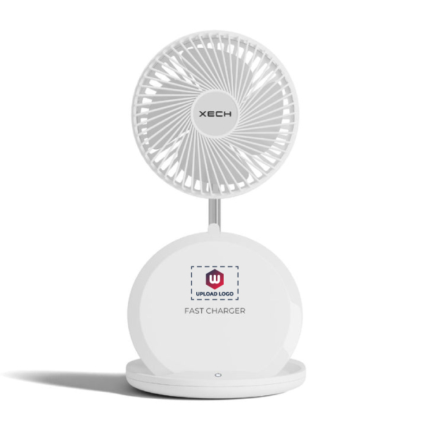 XECH Aerocharge - Table fan with fast 15W wireless charger-0