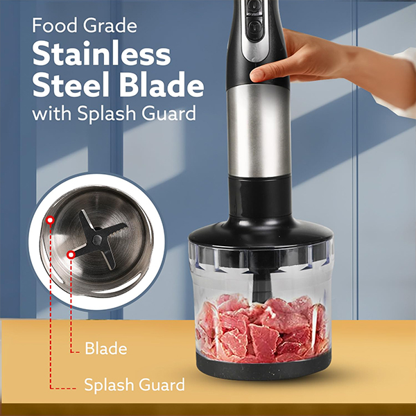 AGARO Grand 1000 Watts Hand Blender With Chopper-5