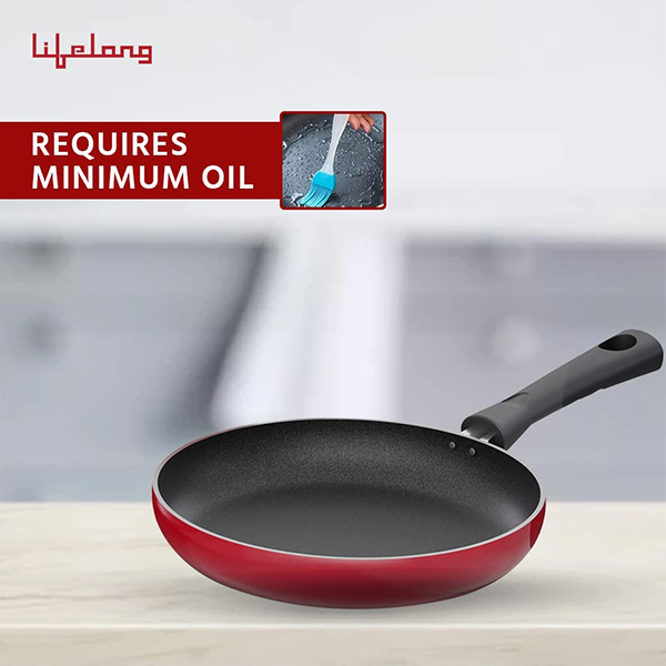 Lifelong LLCK21 Non-Stick Cookware Set | Induction Base | Set of 3-1