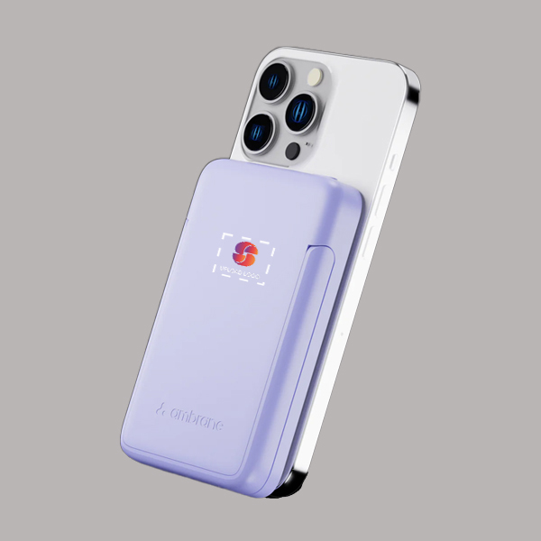 Ambrane AeroSync PB 10 15 Watt Fast Charging Wireless Pad, Compatible with Wireless Charging Enabled Devices Purple