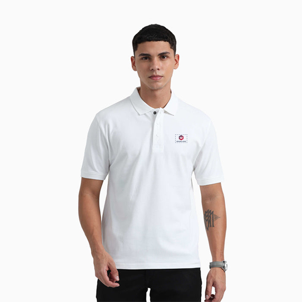 Caslay Organic Polo T-Shirt (White)