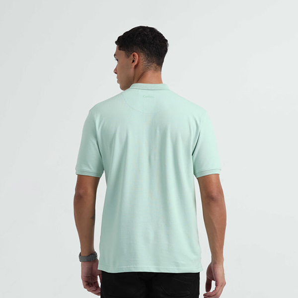 Caslay Organic Polo T-Shirt (Jade Green)-3