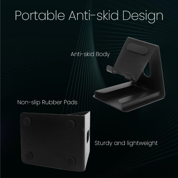 Ambrane UniStand Multipurpose mobile phone stand with card and pen holder-8