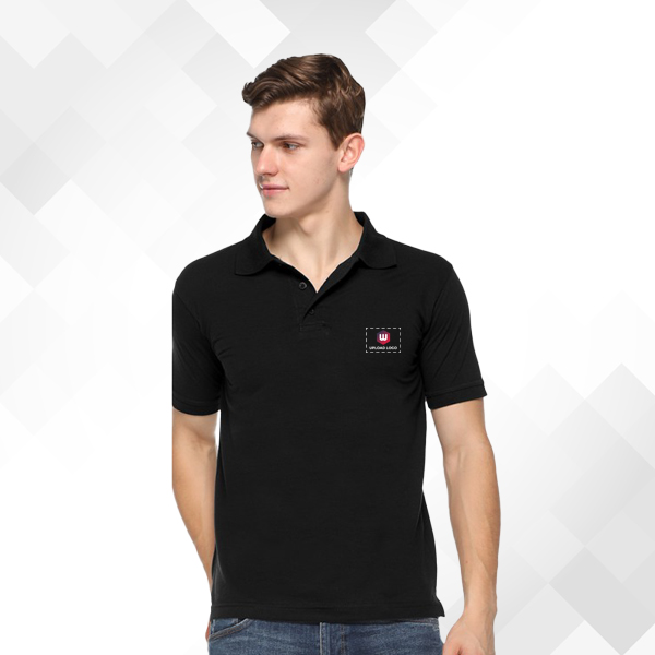 Winbarg Eco-tees Polo - Black T-Shirt