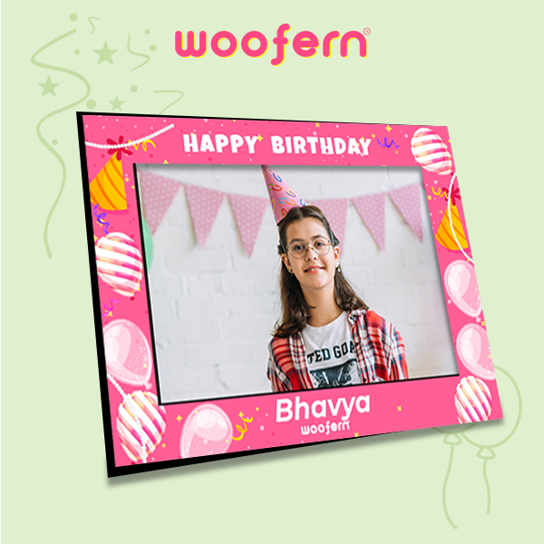 Personalized table top Birthday Photo Frame-2