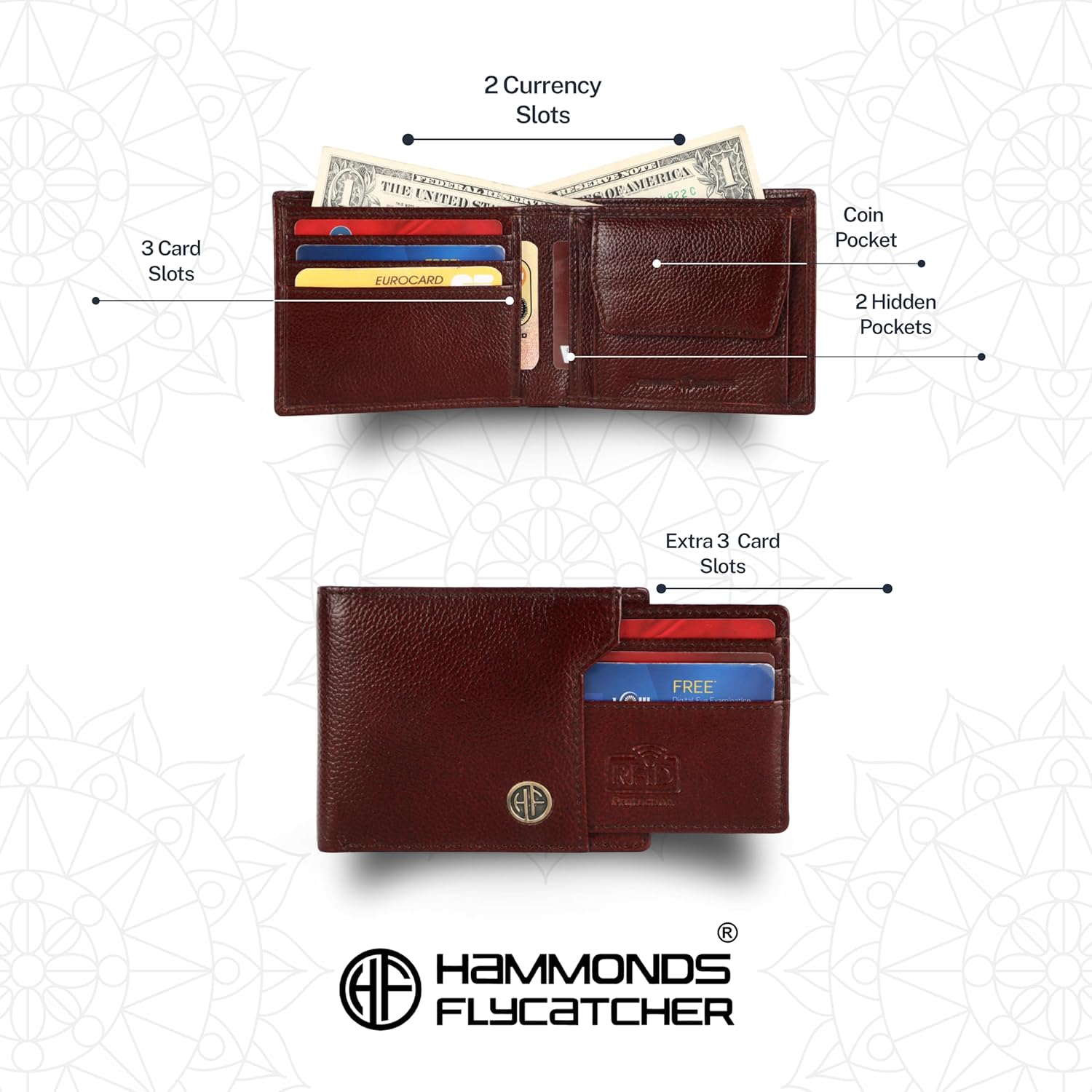 HF Premium Men's Leather Gift Set - Wallet & Belt Combo (Breeze Brown)-2