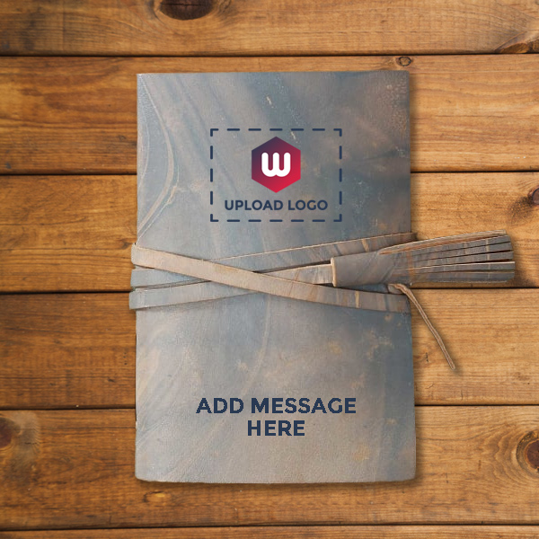 Journal with Belt Closure - Customized with Logo and Message-1