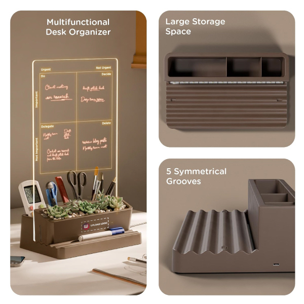 EO TASKMASTER, Eisenhower Matrix | Light Up Planner Desk Organizer-3