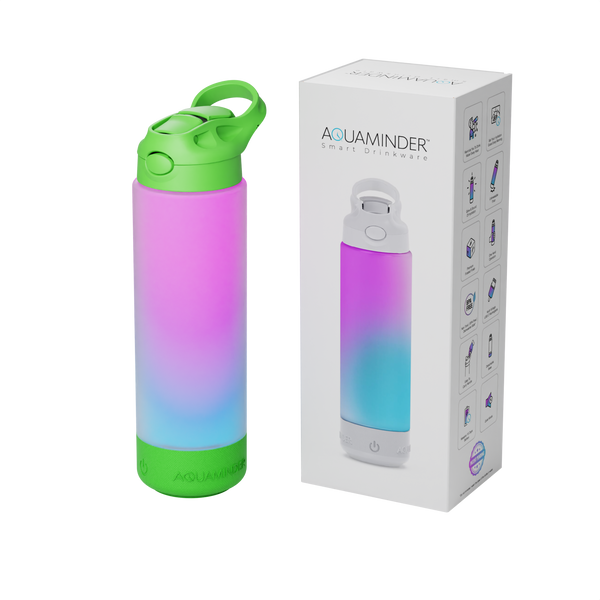 Aquaminder Smart Water Bottle with Smart Sipper Indus 770ml - Green