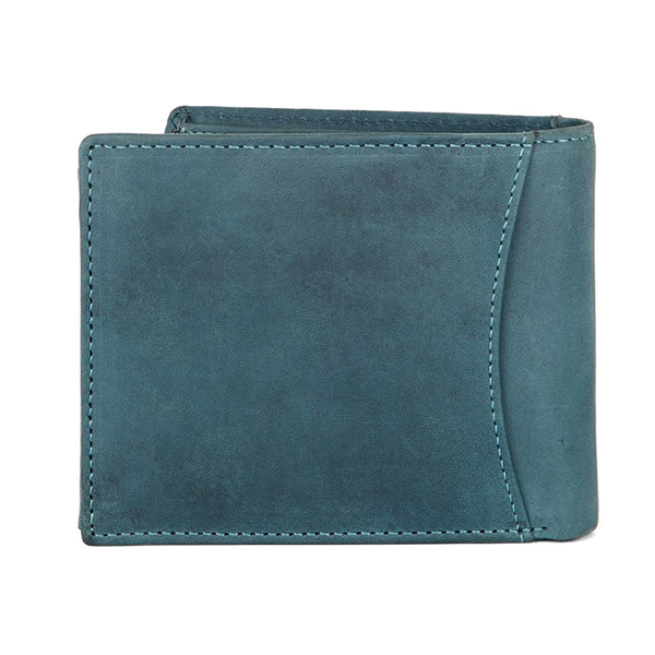 WILDHORN CORDOVA Premium Leather Wallet, Keychain & Pen Gift Set (Blue Hunter)-4