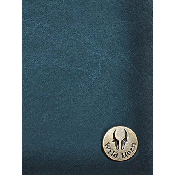 WILDHORN COSTA MESSA Leather Gift Set – Wallet, Keychain & Pen (Soft Blue)-6