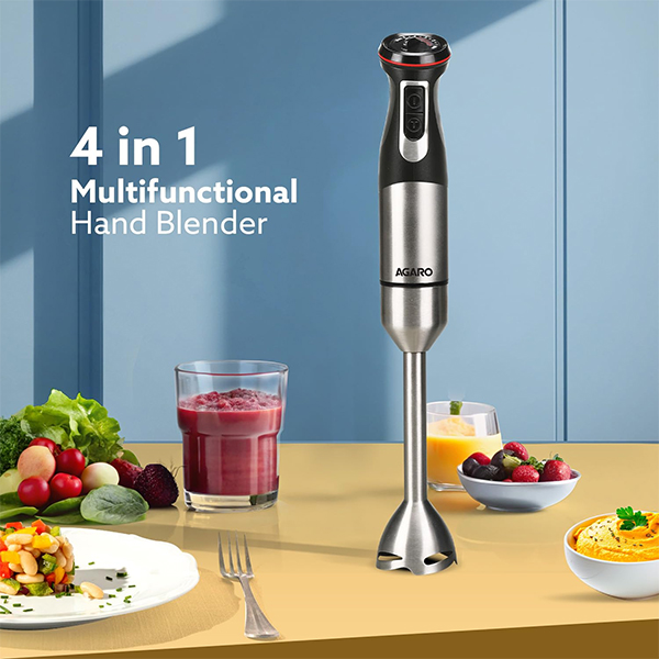 AGARO Grand 1000 Watts Hand Blender With Chopper-1