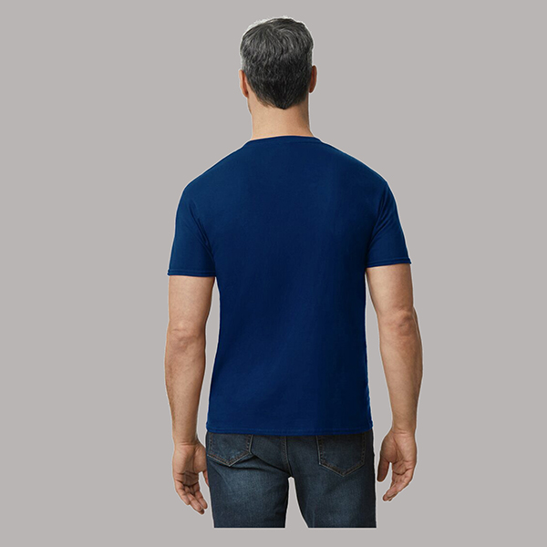 Gildan Softstyle Midweight Adult Round Neck T-Shirt Navy-2