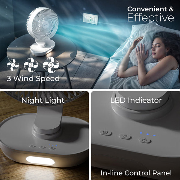 XECH BreezX Rechargeable Fan-6