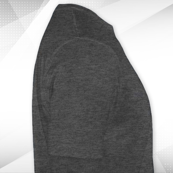 Ruffty Crew Neck Cotton T-shirt for Men Black Melange - Custom Logo-1